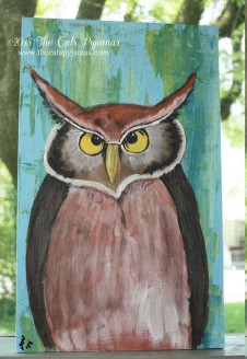Big Owl Painting